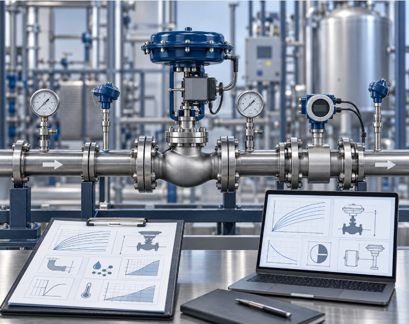 Quais informa&ccedil;&otilde;es s&atilde;o necess&aacute;rias para dimensionar uma v&aacute;lvula industrial?