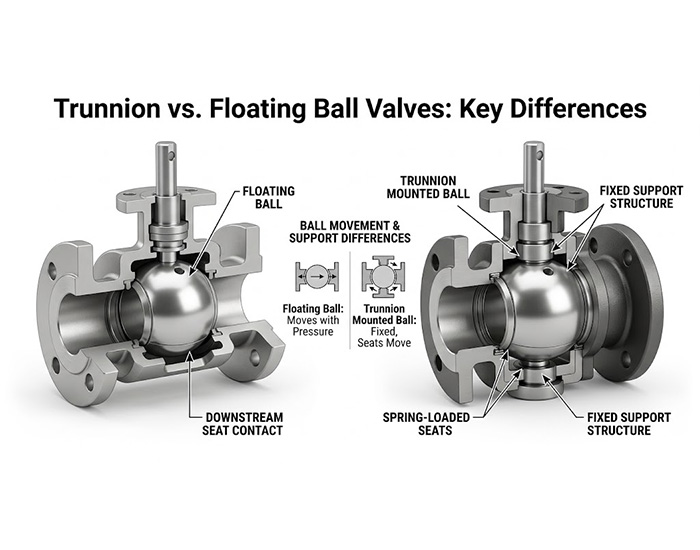 V&aacute;lvulas esfera munh&atilde;o versus v&aacute;lvulas esfera flutuantes: principais diferen&ccedil;as